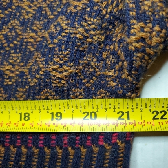 A. Ida Wool Blend Cardigan Sweater One Button Closure Sz M - Picture 8 of 10